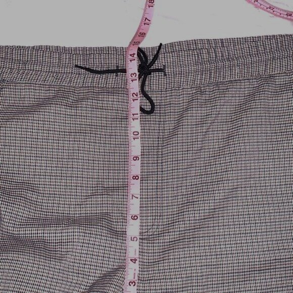 Original Use Mens 3XL Houndstooth Plaid Pants With Drawstring - Picture 9 of 10